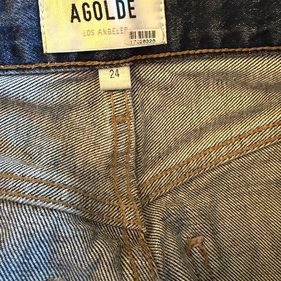 Agolde Dark Wash Dame wide leg jeans - Picture 4 of 7